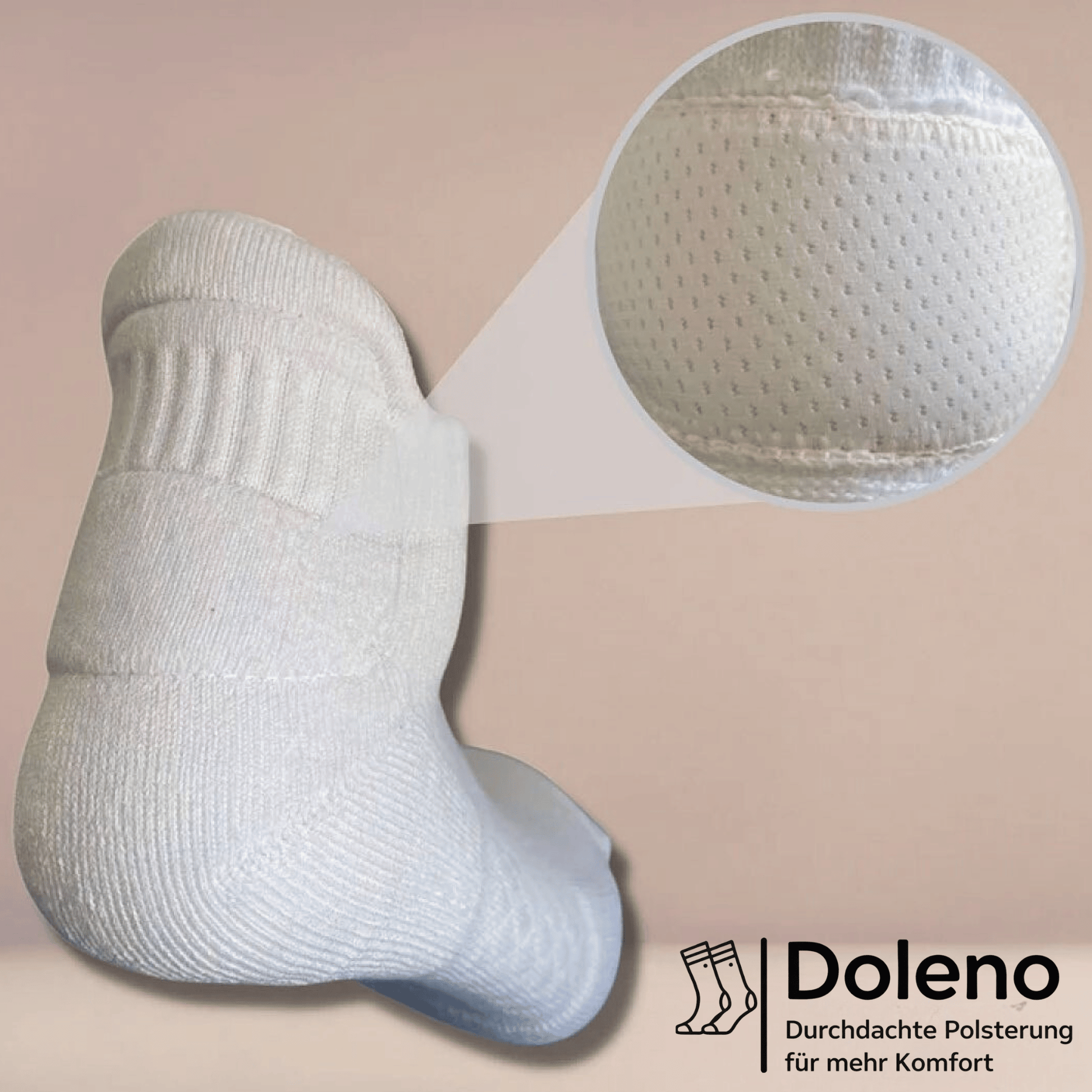 Gepolsterte Fersensocken