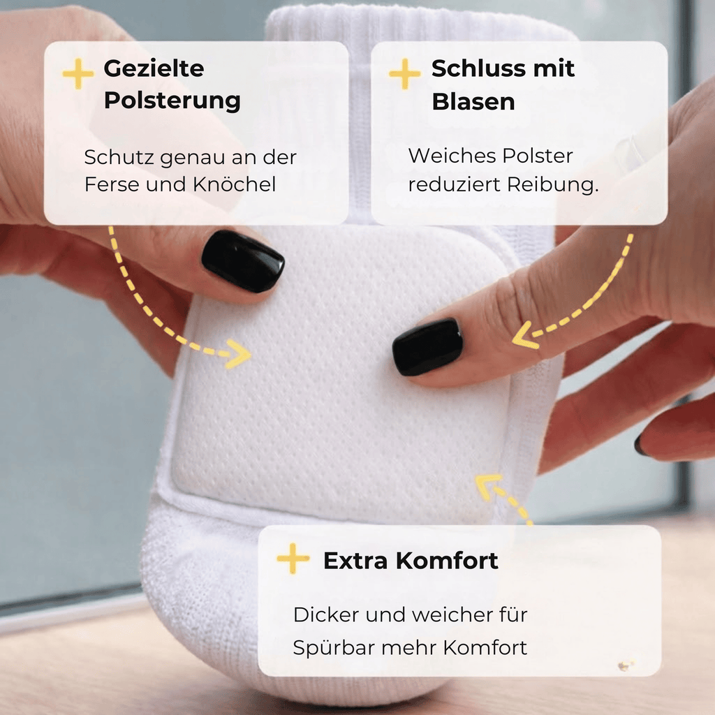 Gepolsterte Fersensocken